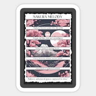 SAKURA MELODY Sticker